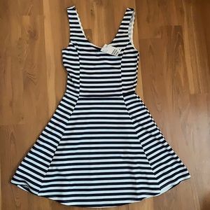 Black and white H&M skater dress, size 4